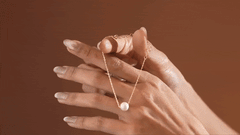 14K Gold Pearl Minimalist Bracelet