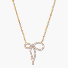 Adeline Bow Vermeil Necklace