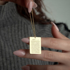Ayatul Kursi Necklace for Ramadan Eid Gift