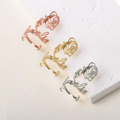 Personalized Stethoscope Birth flower Doctor Name I'D Tag