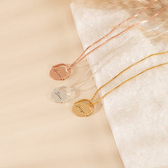 Custom Anxiety Spinner Name Engraved Fidget Necklace