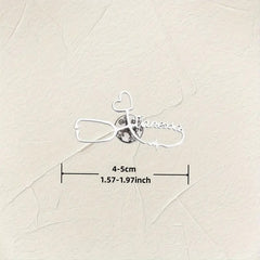 Custom Engraved Heartbeat Stethoscope Brooch