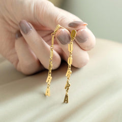 Customized Name Drop Dangle Earrings