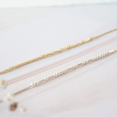 Personalized Morse Code- Hidden Name Necklace