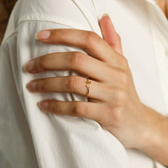 Custom Initial Couple Letter Ring For Lovely Couples