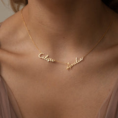 Custom Nella Multiple Name Necklace
