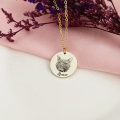 Custom Pet Photo Necklace