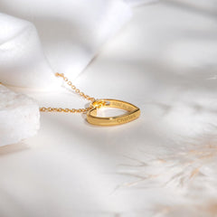 Customized Inner Message Engraved Heart Necklace