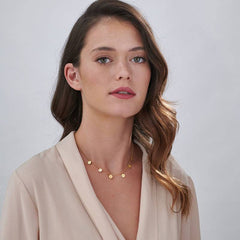 Customized Initials Charms Choker Necklace