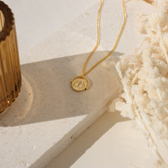 Customized Zodiac Spinner Necklace For Gift