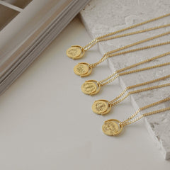 Customized Zodiac Spinner Necklace For Gift