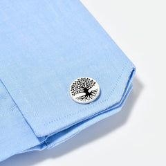Dainty Tree of Life Cuff Links