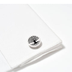 Dainty Tree of Life Cuff Links