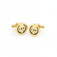 Personalized Cufflinks for Men Groom