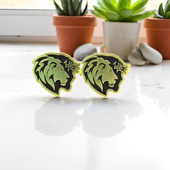 Regal Lion Head Cufflinks for Men