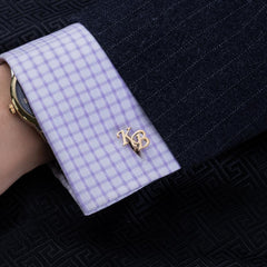 Personalized Handmade Initial Letter Cufflink