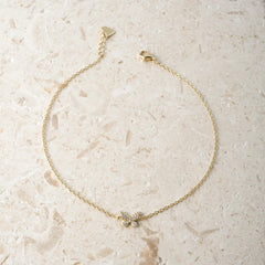 Dainty Delicate Butterfly Anklet Bracelet