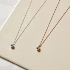 Minimalist Icosahedron Necklace For Unisex