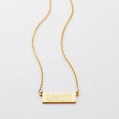 Shahada Bar Necklace - Jeluxa