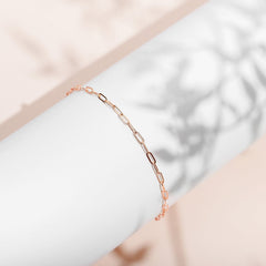 Paperclip Anklet For Women and Cute Girls