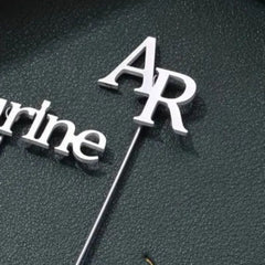 Personalized Initial Lapel Pin for Dad & Groomsmen