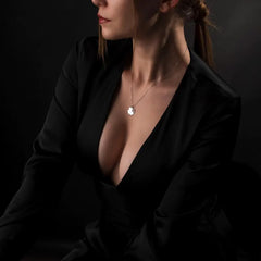 Custom Name Engraved Four Leaf Clover Necklace