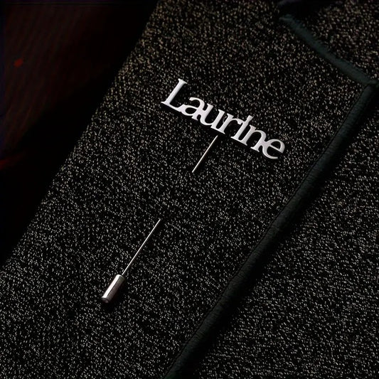Personalized Custom Name Lapel Pin For Men
