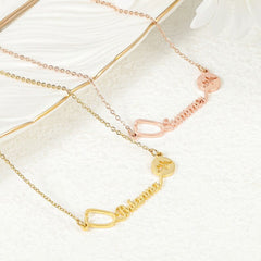 Personalized Stethoscope Name Necklace
