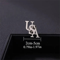 Personalized Custom Three Initial Brooch