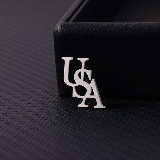 Personalized Custom Three Initial Brooch