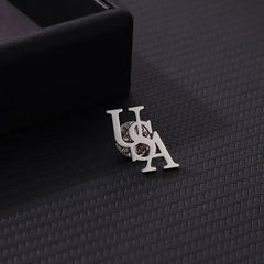 Personalized Custom Three Initial Brooch