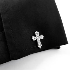 Personalized Cross Name Cufflinks