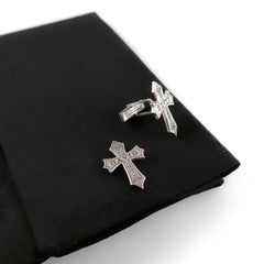 Personalized Cross Name Cufflinks