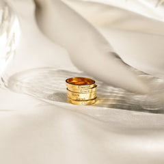 Personalized Custom Alice Thin Engraved Ring