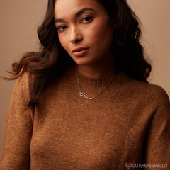 Personalized Custom Signature Font Name Necklace