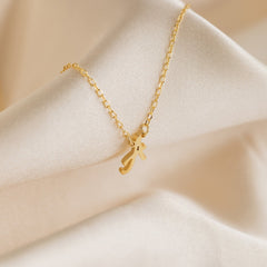 Personalized Grace Dainty Initial Necklace