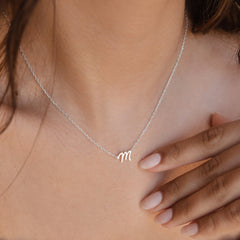Personalized Grace Dainty Initial Necklace