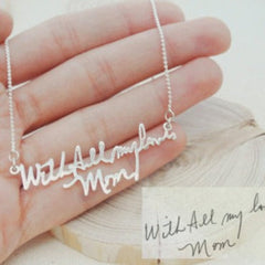 Personalized Handwriting Necklace