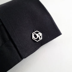 Personalized Hexagon Initials Cufflinks