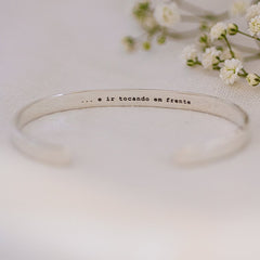 Personalized Memorial Text Engraved Bracelet For Men's