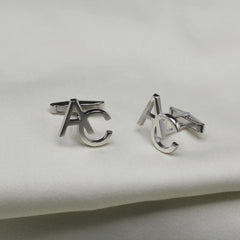 Personalized Stylish Font Initial Letter Cufflink