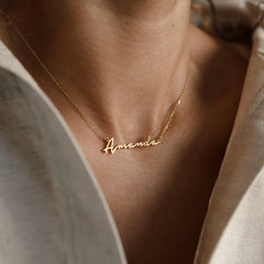 Personalized Venice Name Necklace