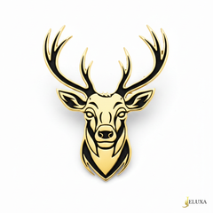 Royal Antler Deer Brooch