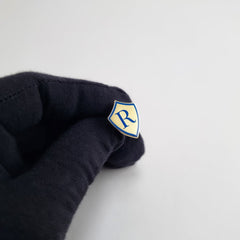 Shield Shape Monogram Initial Cufflinks