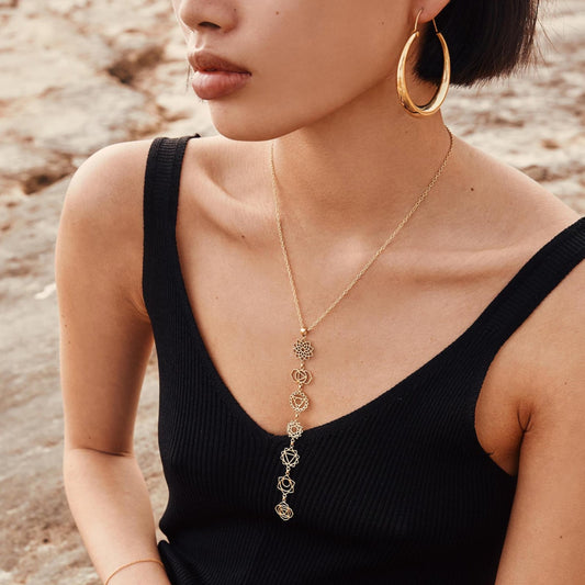 Spiritual Karma 7 Chakra Layered Necklace