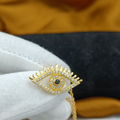 Stylish 18K Gold Plated Evil Eye Necklace For Girls