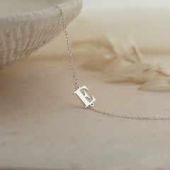 Stylish Font Initial Letter Bracelet For Women