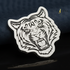 Tiger Face Brooch