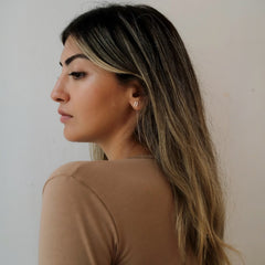 Personalized Initial Letter Threader Earrings