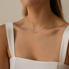 Tiny Preppy Name Necklace For Cute Girls